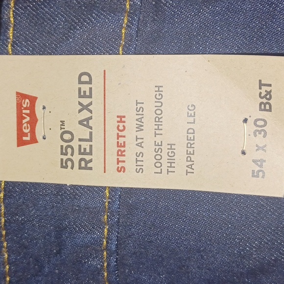 Levi's 550 Relaxed Fit Jeans Size-54x30 Big&Tall NWT - Picture 2 of 5